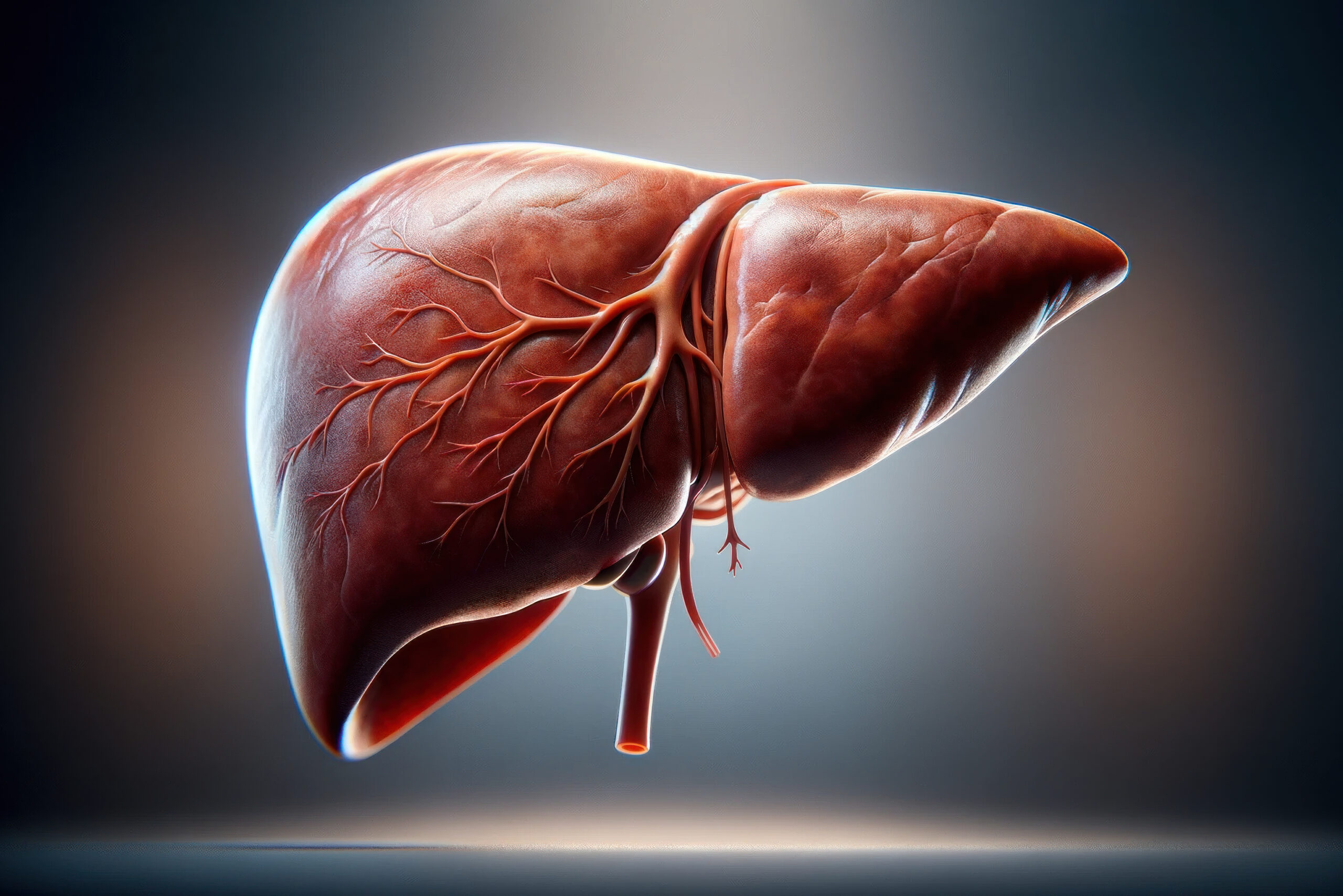 Human liver anatomy, premium look