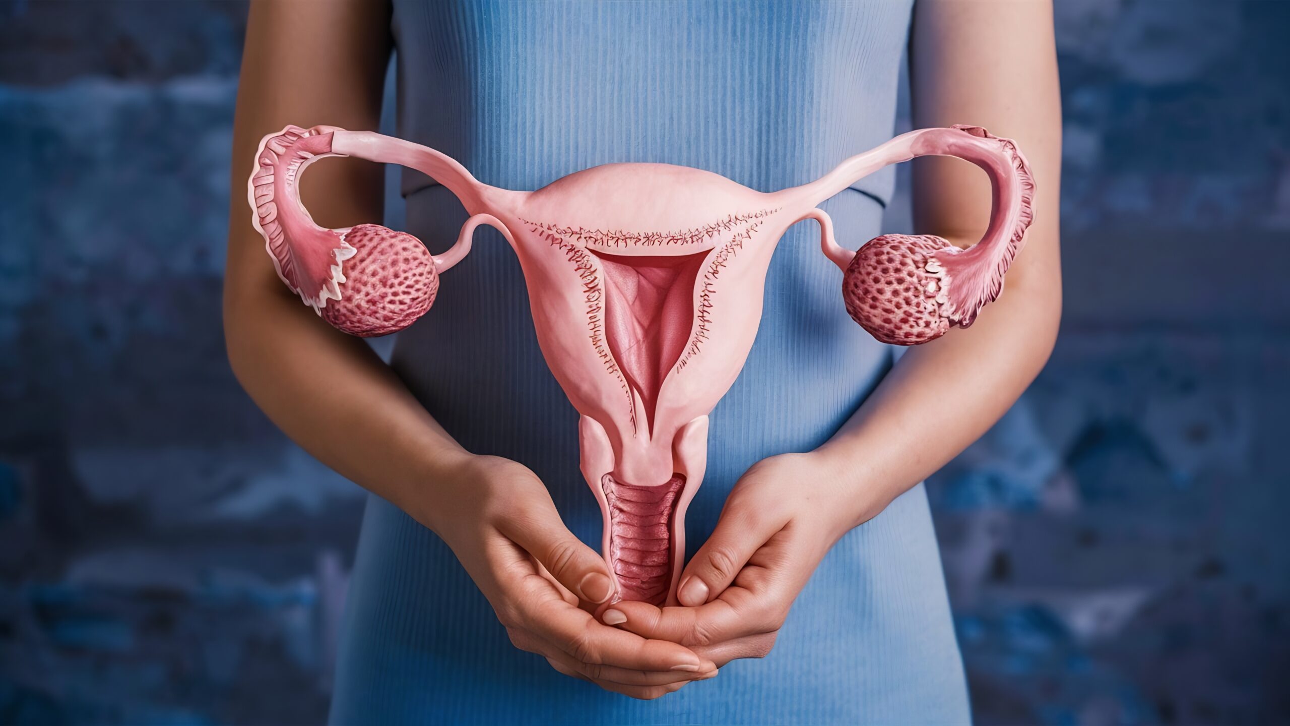 Uterine cancer medical illustration